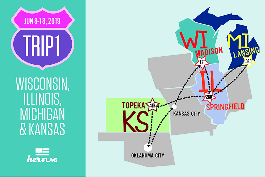 Road Trip 1 - Wisconsin, Illinois, Michigan, Kansas