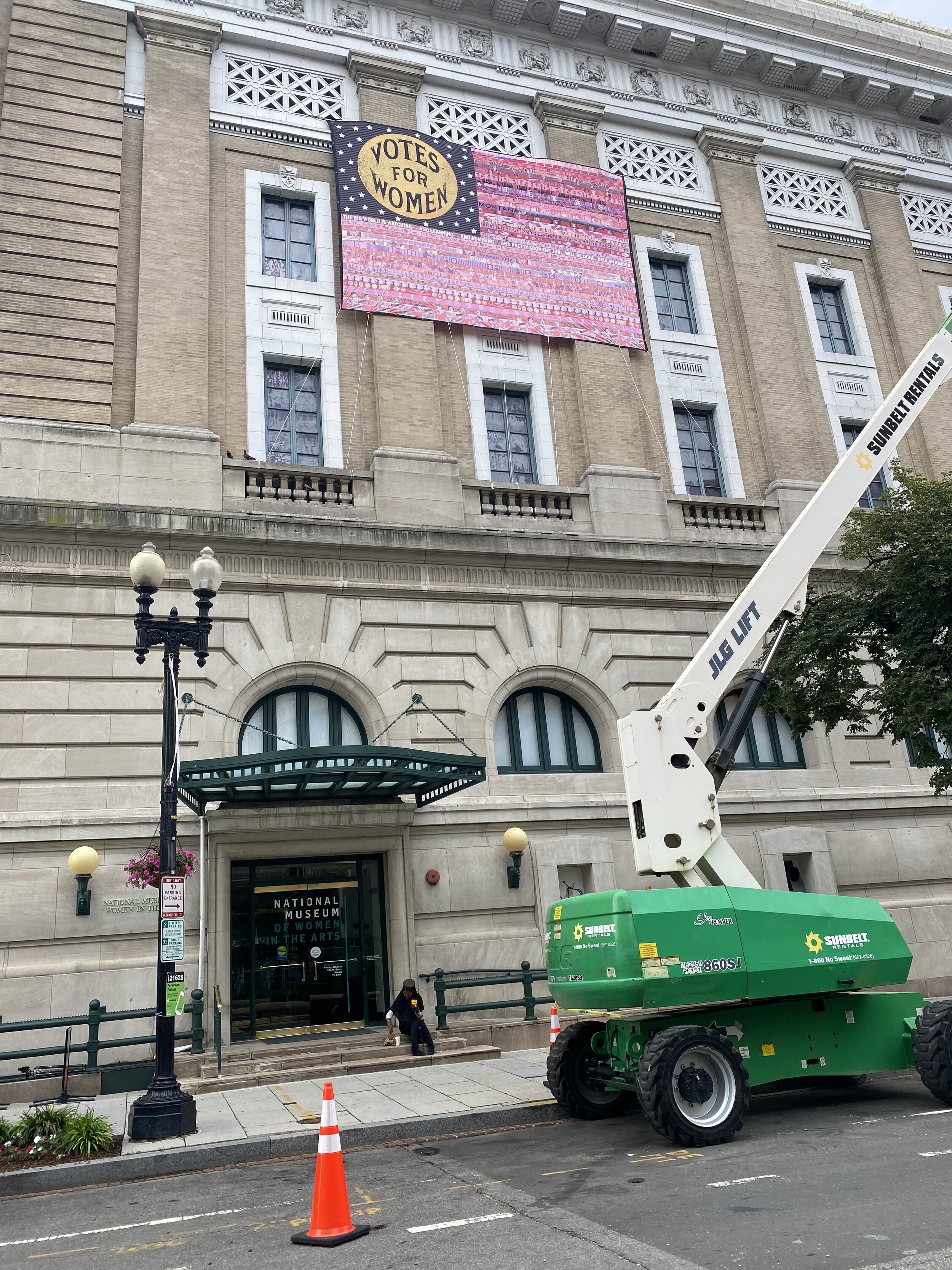   Her Flag  marks the 100th-anniversary year of the passage of the 19th Amendment, which enshrined women’s right to vote within the text of the U.S. Constitution. 