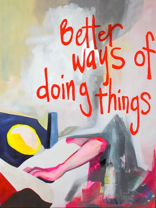 Better
48" x 36" | Acrylic, collage, graphite, on canvas | 2015