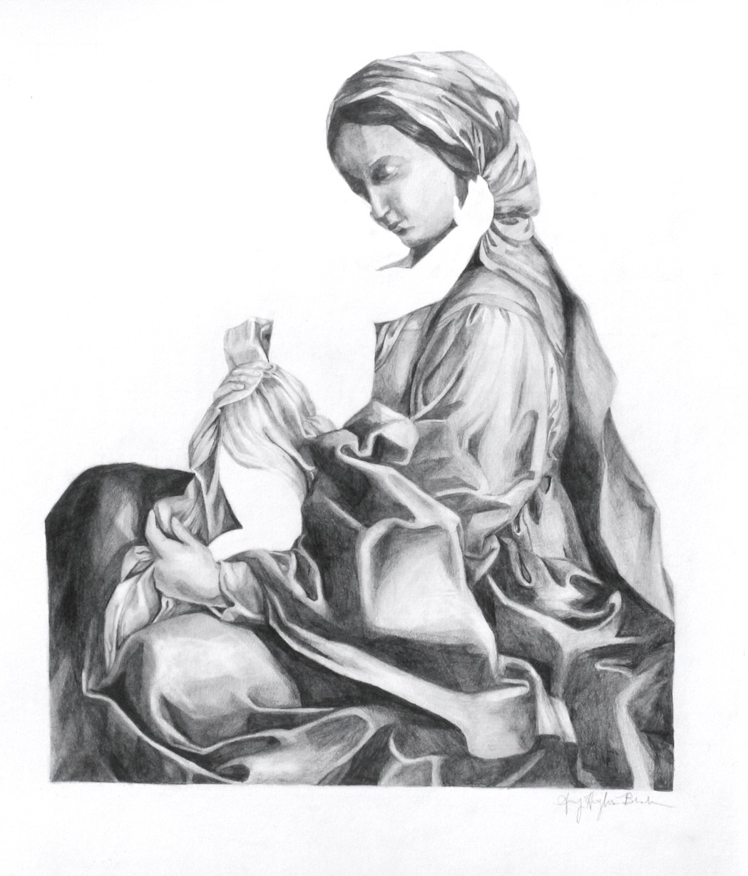    Magnificat #1  
 17"x14" | Graphite on Paper | 2012  