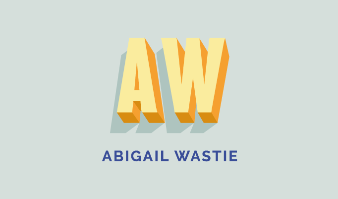 Abi’s main logo as part of her branding