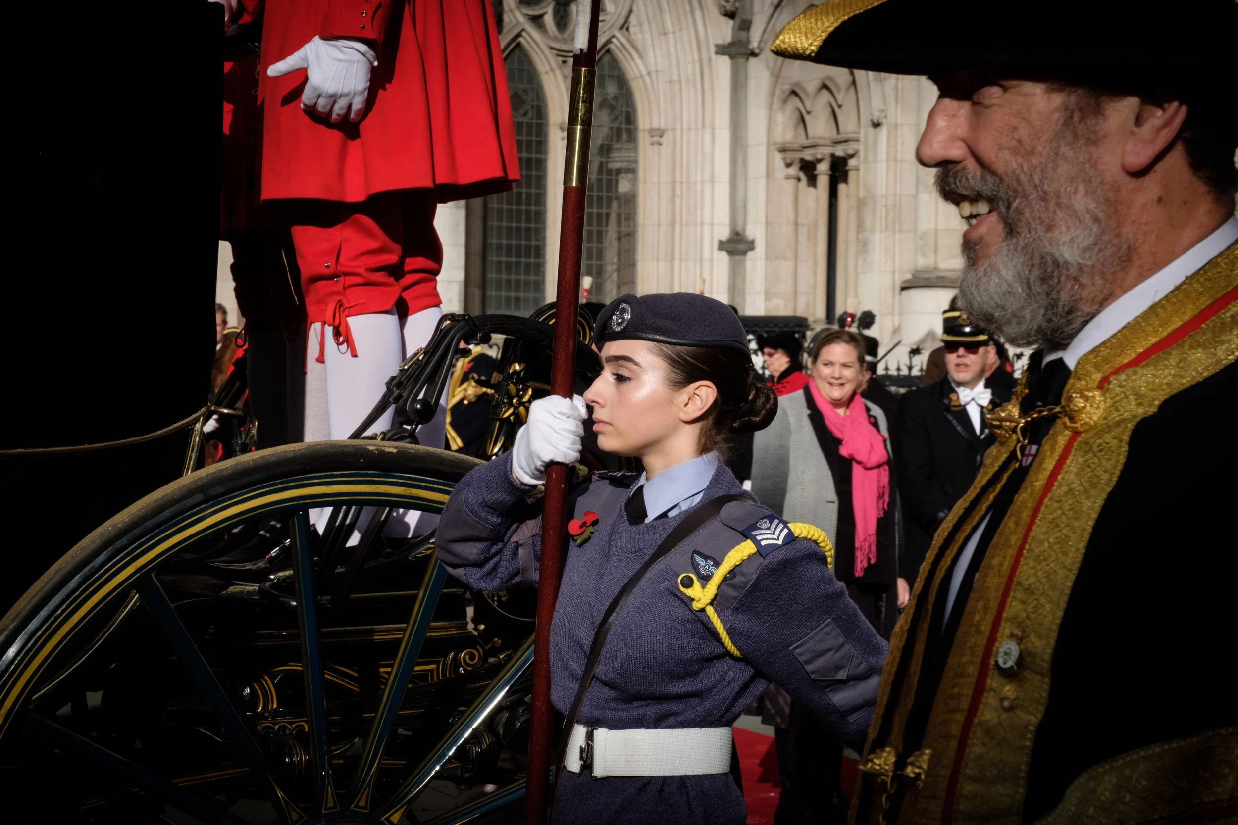 Lord Mayor Show in central London, on the 10th November 2018, with military parades for the 691st Lord Mayor of London Peter Estlin.