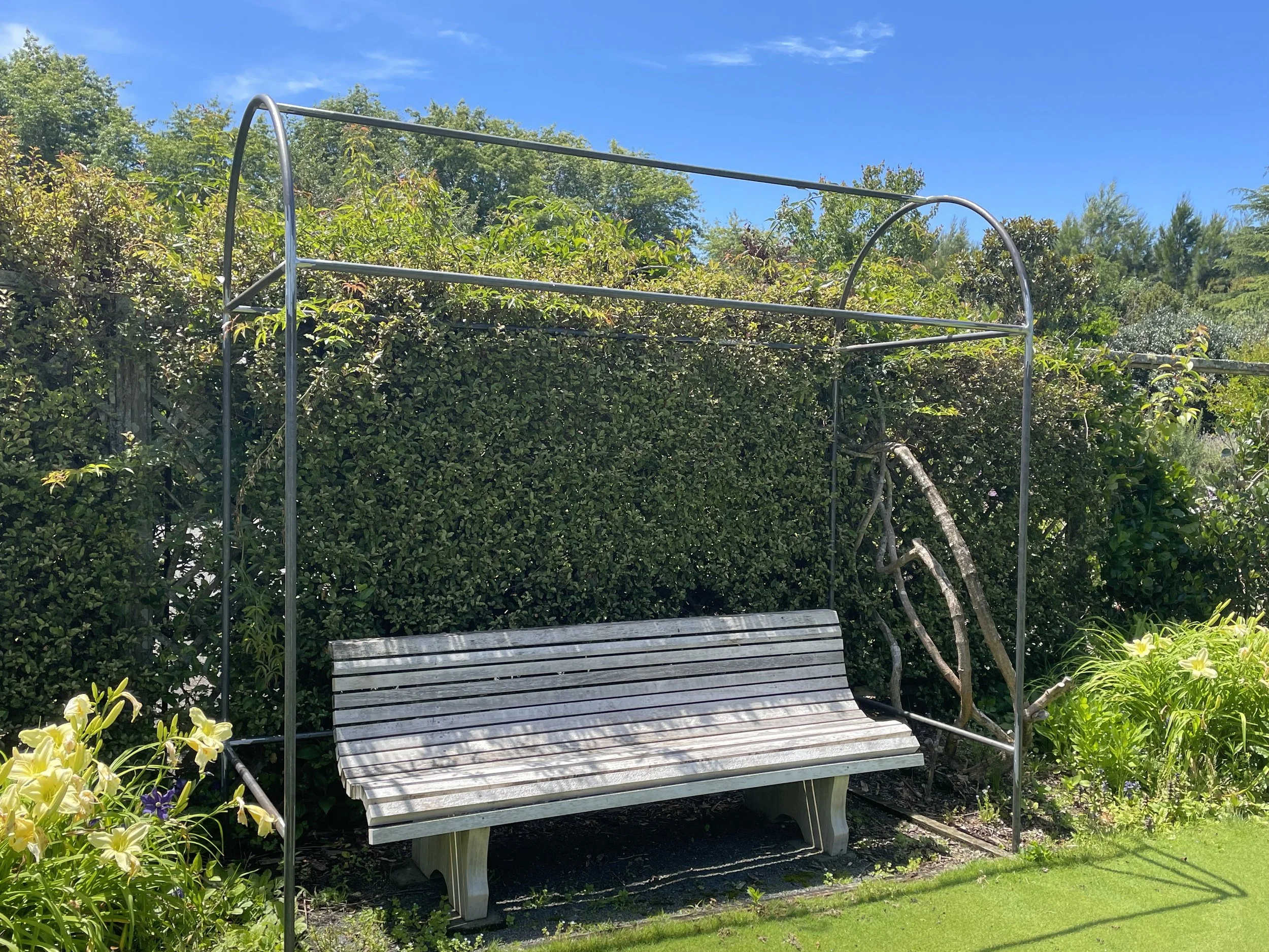 BESPOKE HANDCRAFTED WROUGHT IRON GARDEN ARCHES.   