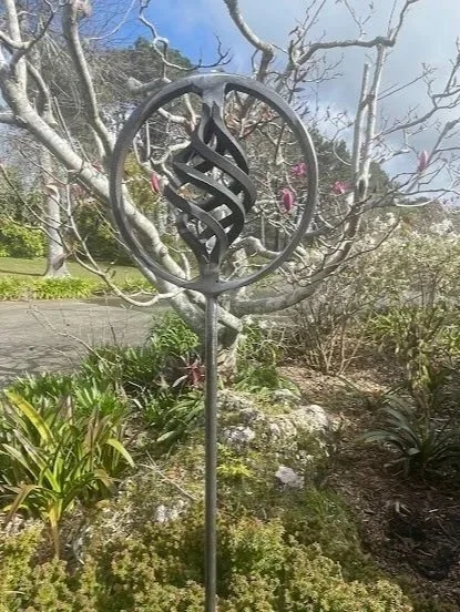 Stake - Spiral in Circle. Ideal stake or as Garden Art - $34