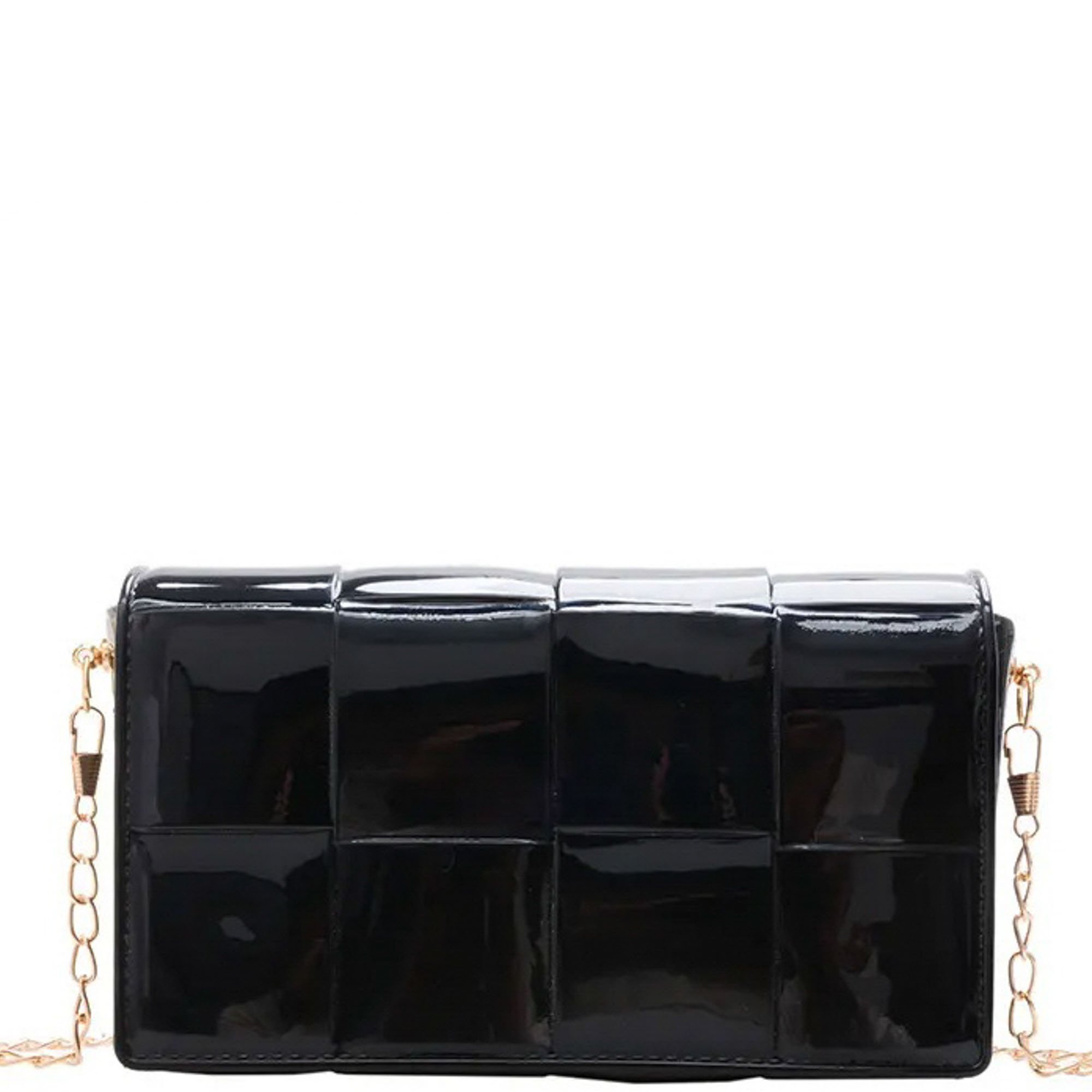 Cassette Patent Crossbody Bag