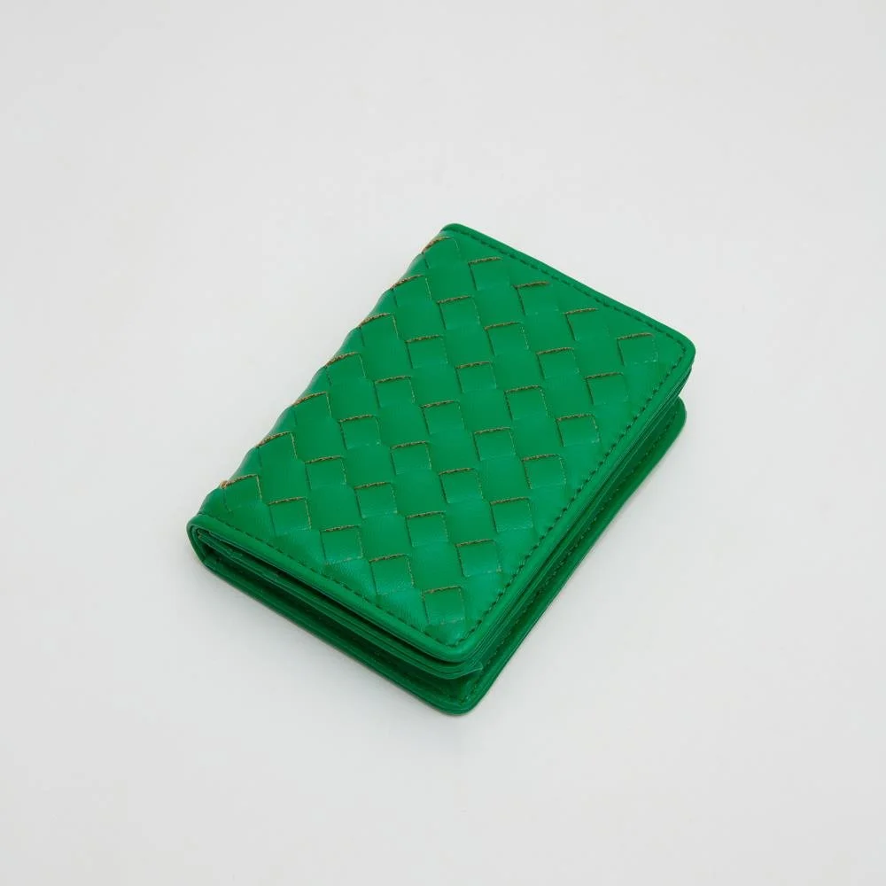 BEX WOVEN CARD WALLET SPORT GRN.jpeg