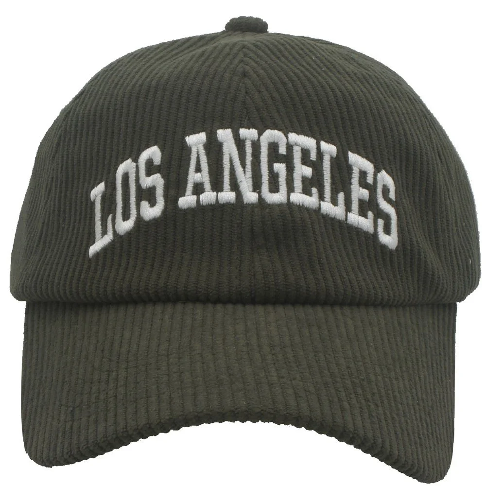 Corduroy Los Angeles Baseball Cap