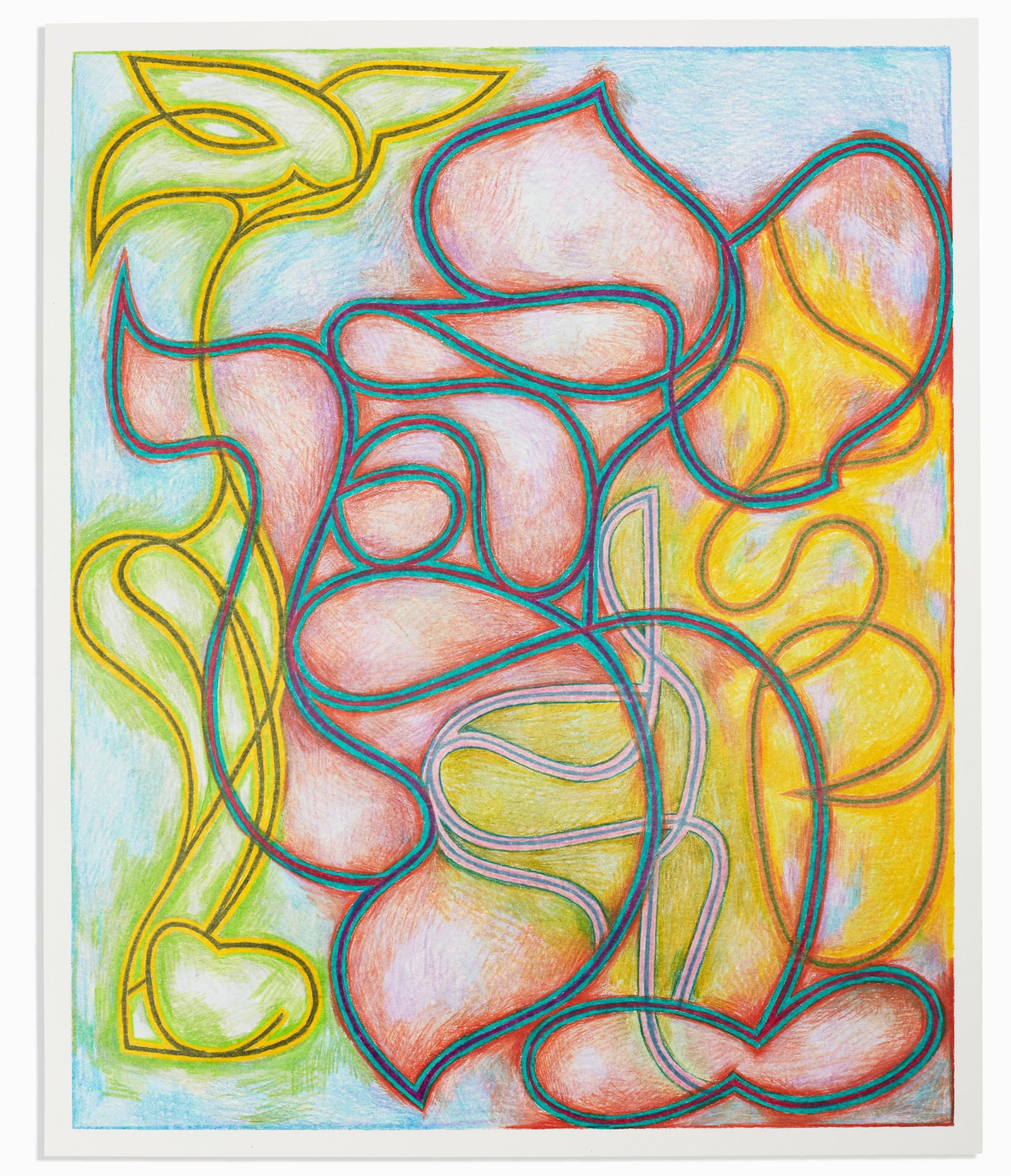    Cupula    Colored Pencil on Paper. 17” x 14”. 2020. 