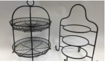 WIRE DESSERT STANDS QUANTITY: 2 RENT: $5 EACH