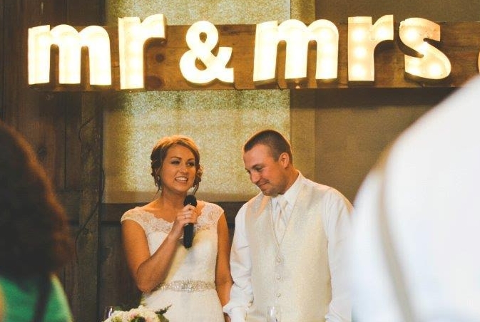 "MR & MRS" SIGN QUANTITY: 1 RENT: $75