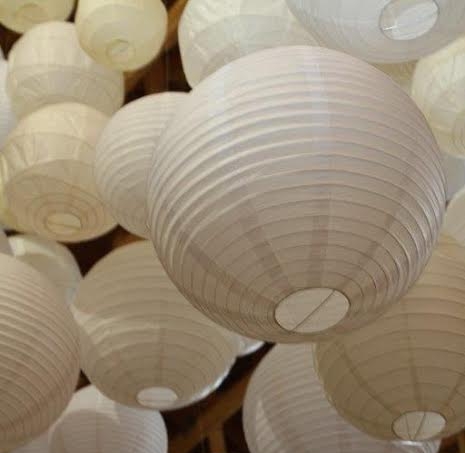 PAPER LANTERNS QUANTITY: 30 RENT: $20