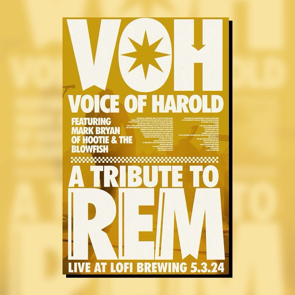 One last @rem set with the @thevoiceofharold boys before hitting the road with @hootieofficial in May&hellip;see you @lofibrewing with bells and @rickenbackerofficial on! 
@joestevensonmusic 
@coastrecords 
@AaronUtterback