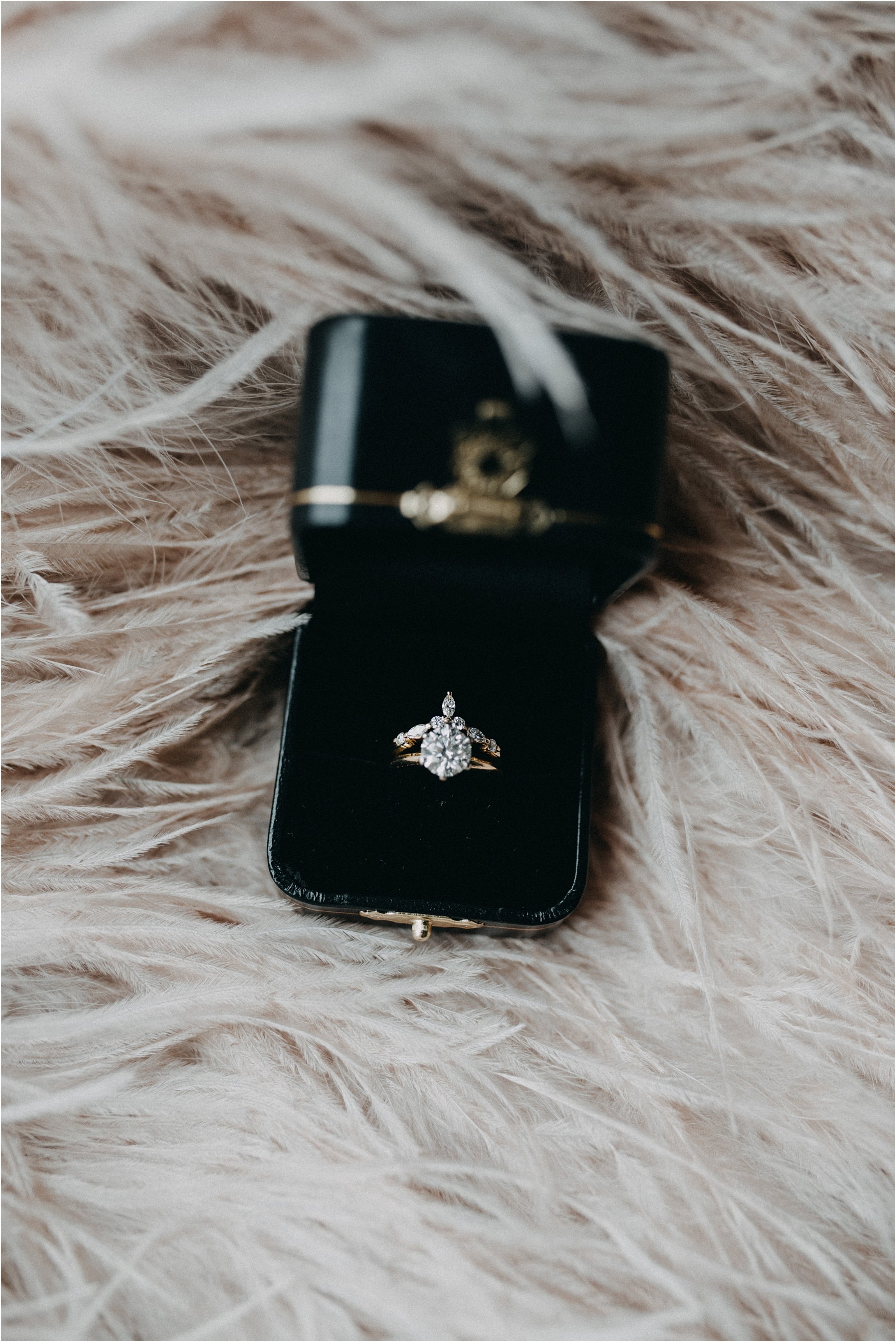  Unique engagement ring and band - Livemore Weddings 