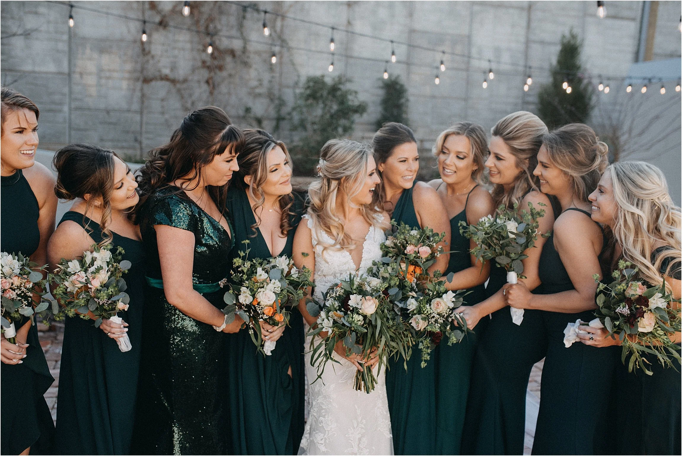 Bridal Party Bishop Station Atlanta Wedding photographer