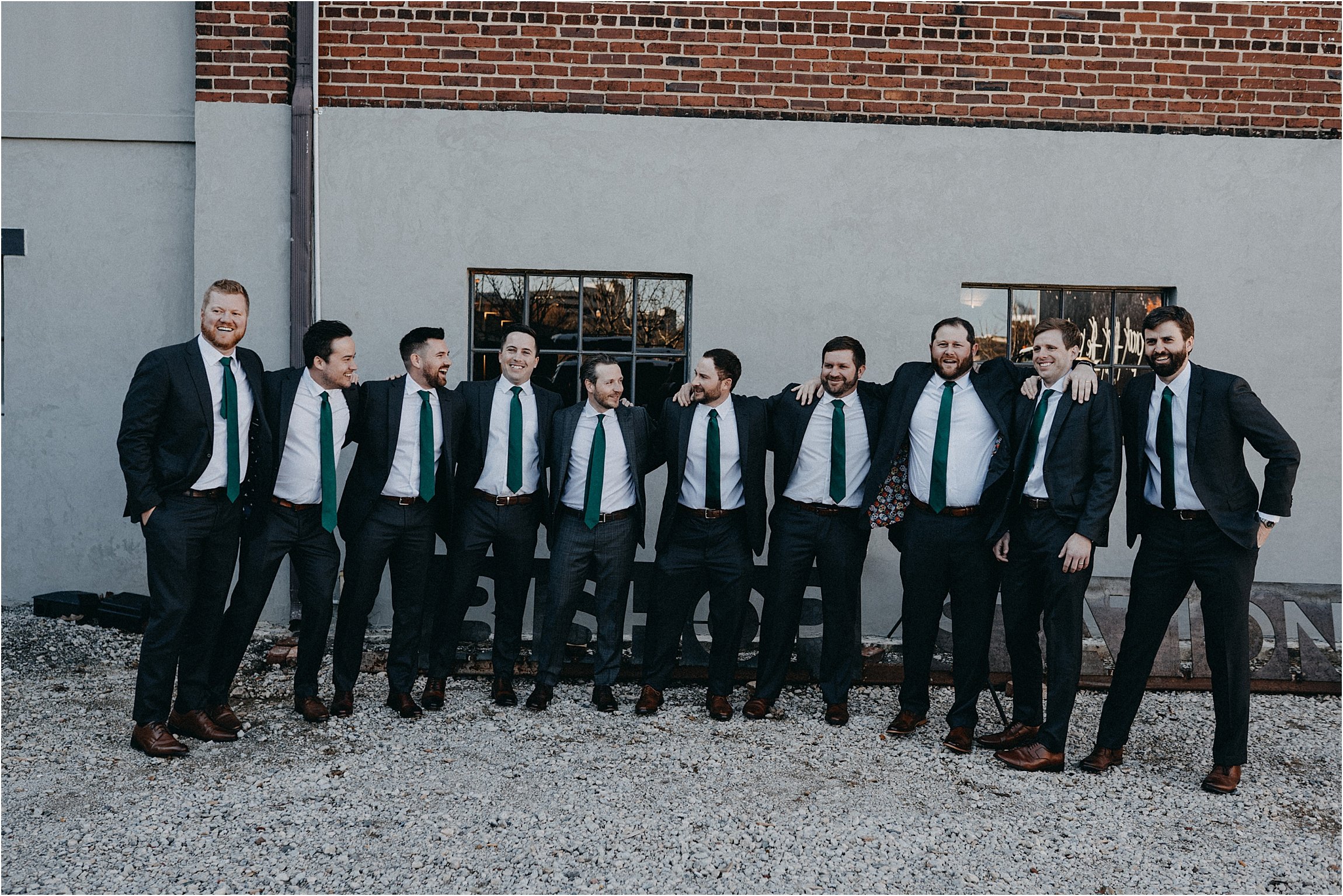 Bridal Party Bishop Station Atlanta Wedding photographer