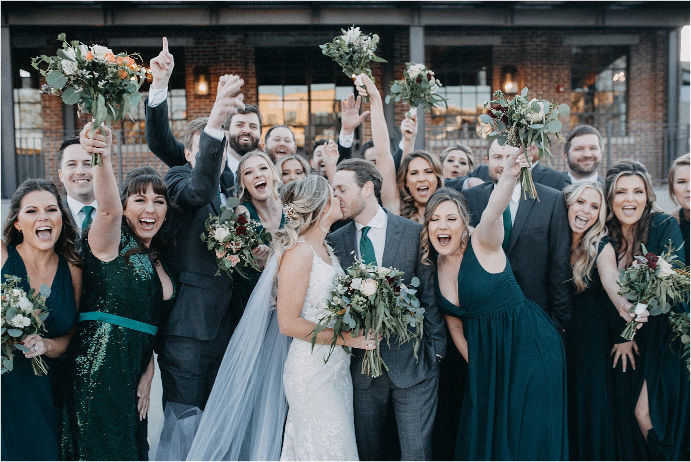 Bridal Party Bishop Station Atlanta Wedding photographer