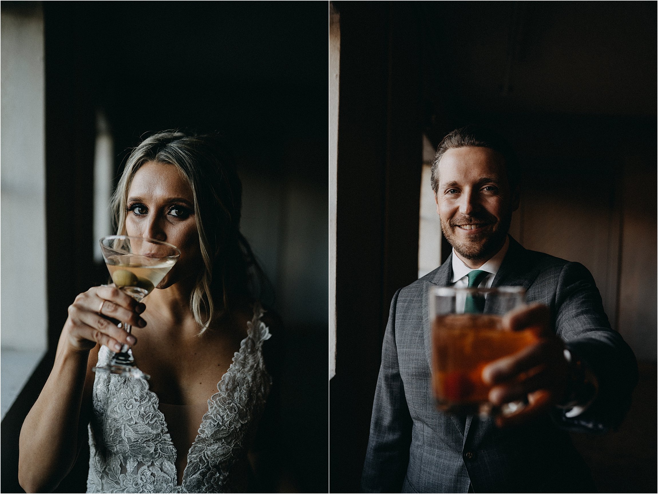 Cocktail Hour Bishop Station Atlanta Wedding photographer