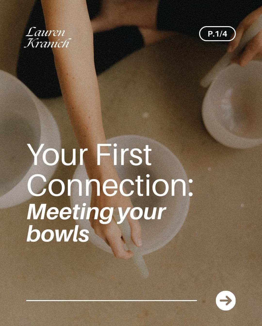 Before you can play with intention, you need to know your bowls.

Session 1 of the Crystal Sound Bowl Healing Series is all about connection:  learning the language of your instruments, understanding their frequencies, and beginning to feel their vib