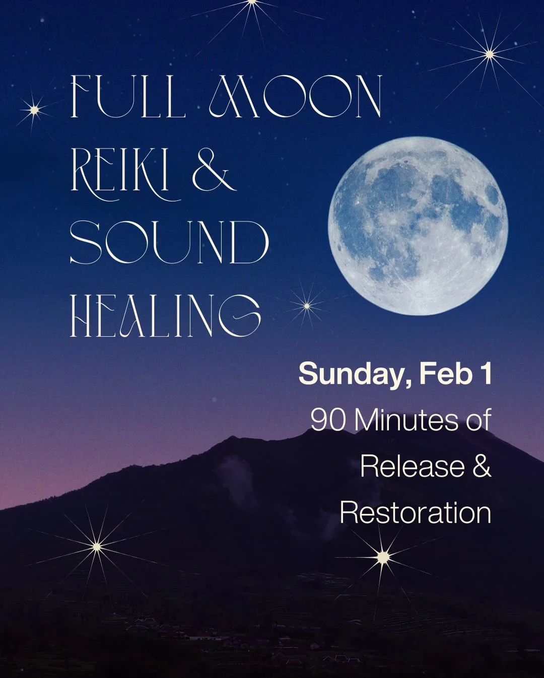 The full moon asks: What are you ready to release?

This 90-minute ceremony is your chance to answer that question, not with words, but with your whole body.

We&rsquo;ll gather under the energy of the full moon for a grounding meditation, a crystal 