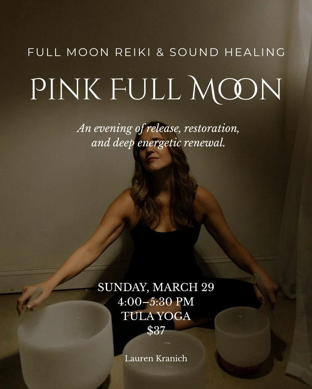 Under the gentle light of the Pink Full Moon, we gather for an evening of release, restoration, and deep energetic renewal. This spring full moon invites us to soften what feels heavy, clear stagnant energy, and realign with what is ready to bloom.

