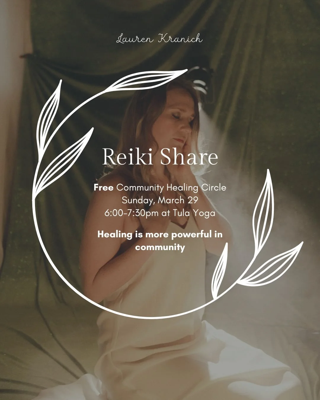 Reiki is powerful on its own, but when practiced in community, something deeper unfolds.

Join us for a Reiki Share on Sunday, March 29 at 6pm, a supportive circle where practitioners gather to give, receive, and connect through healing energy.

A Re