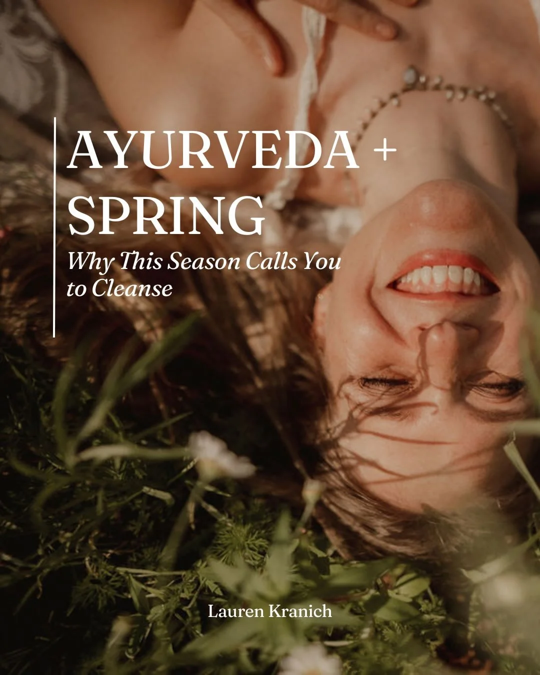 In Ayurveda, mid-spring is a powerful threshold.

The heaviness of winter has fully melted into the moisture and density of Kapha season, earth &amp; water. This time of year can sometimes feel slow, full, even a bit stagnant, not just in nature, but