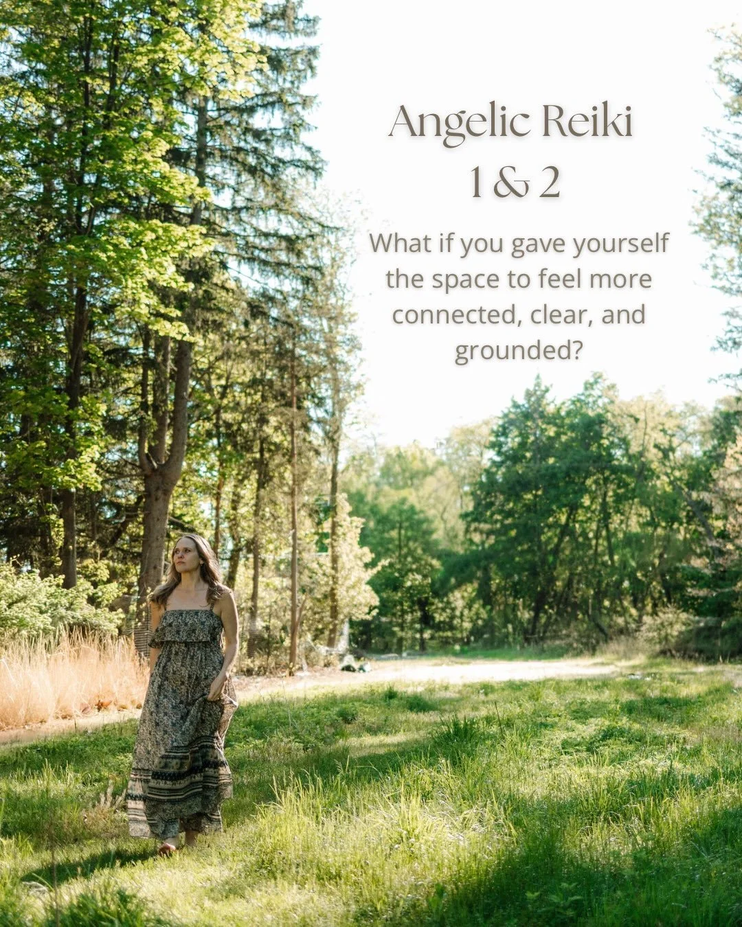 What if you gave yourself the space to feel more connected, clear, and grounded?

Have you been feeling called to deepen your connection to energy healing and explore the relationship between Reiki and the Angelic Realm?

Angelic Reiki 1 &amp; 2 is a