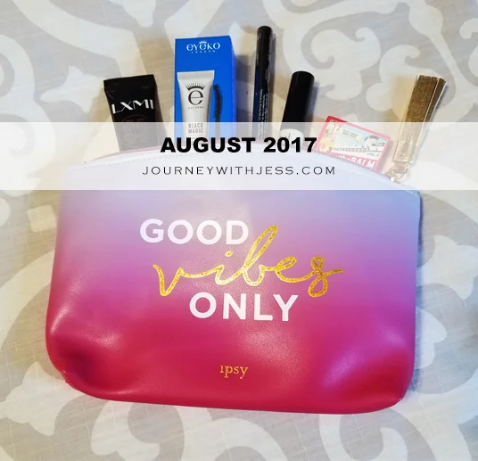 Monthly Ipsy Bag Value - August 2017