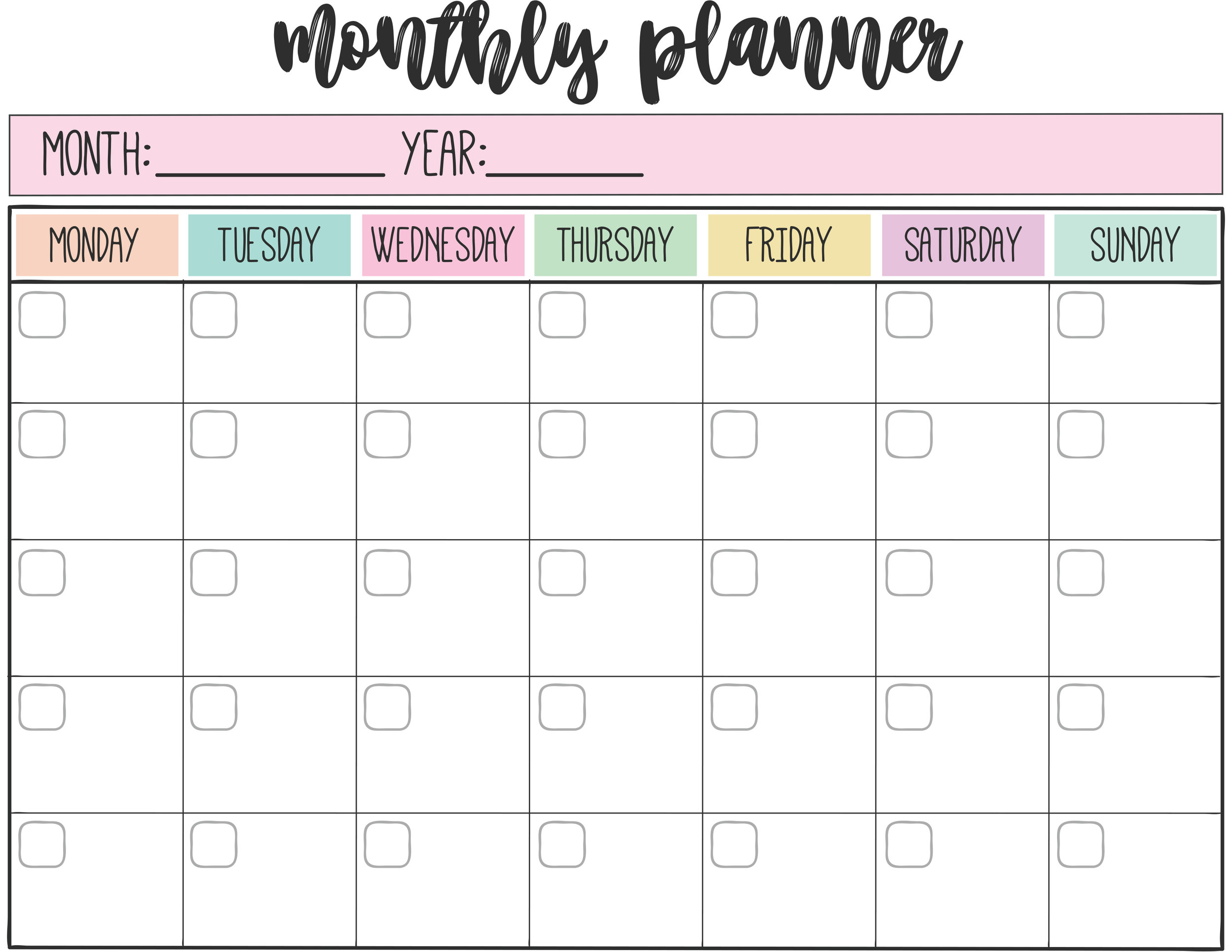 monthly-planner-template-printable