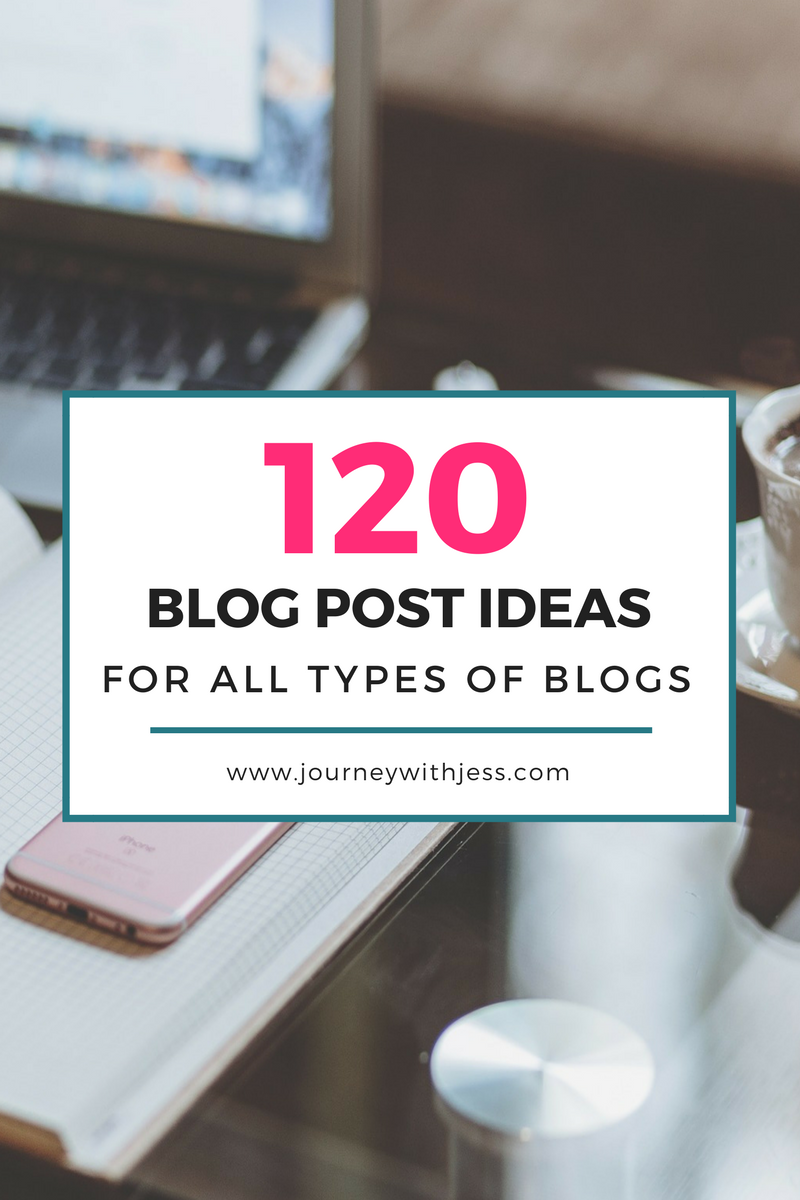 120 Blog Post Ideas For All Types Of Blogs