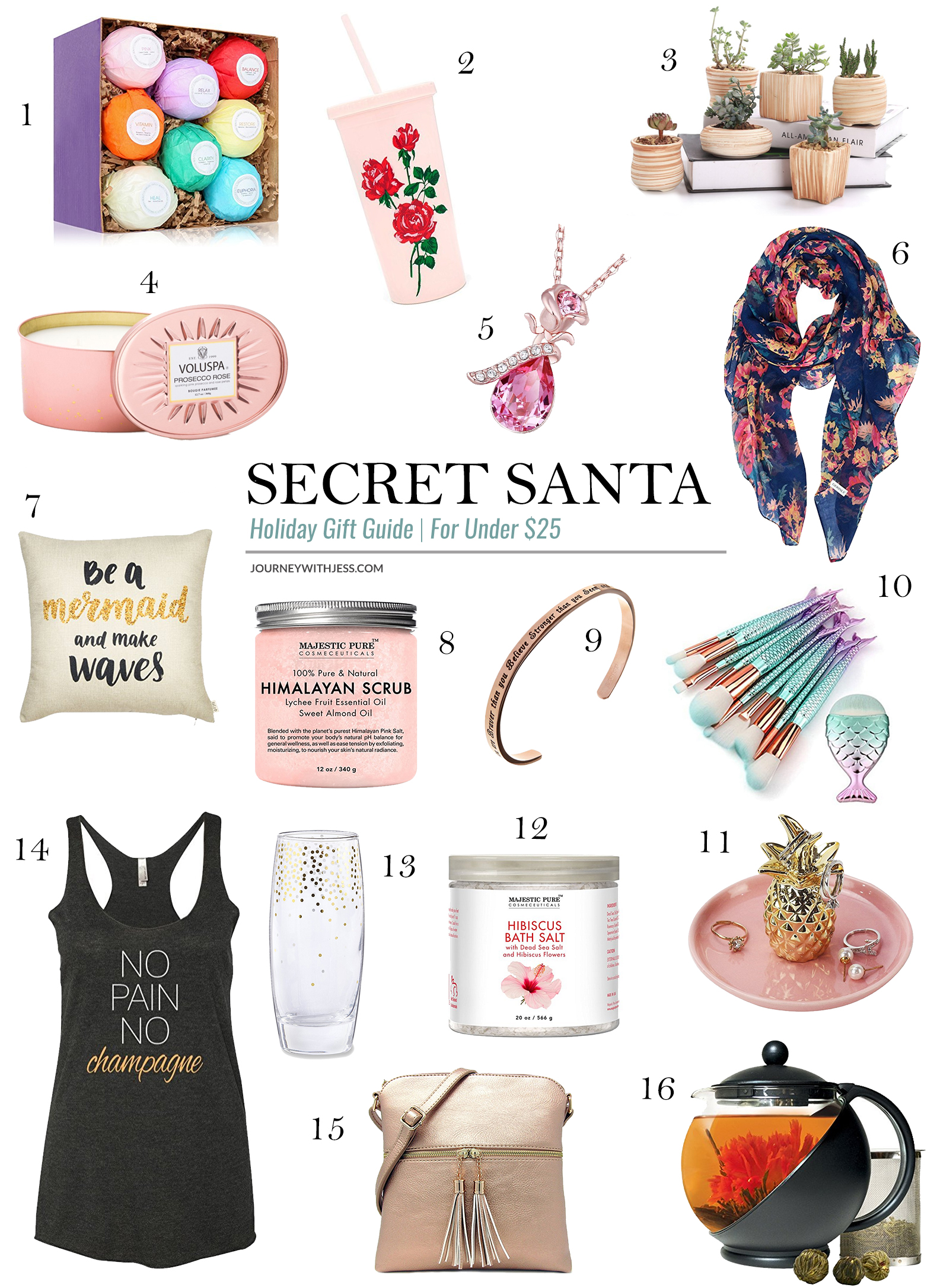 Christmas Gift Guide for Her Under $25