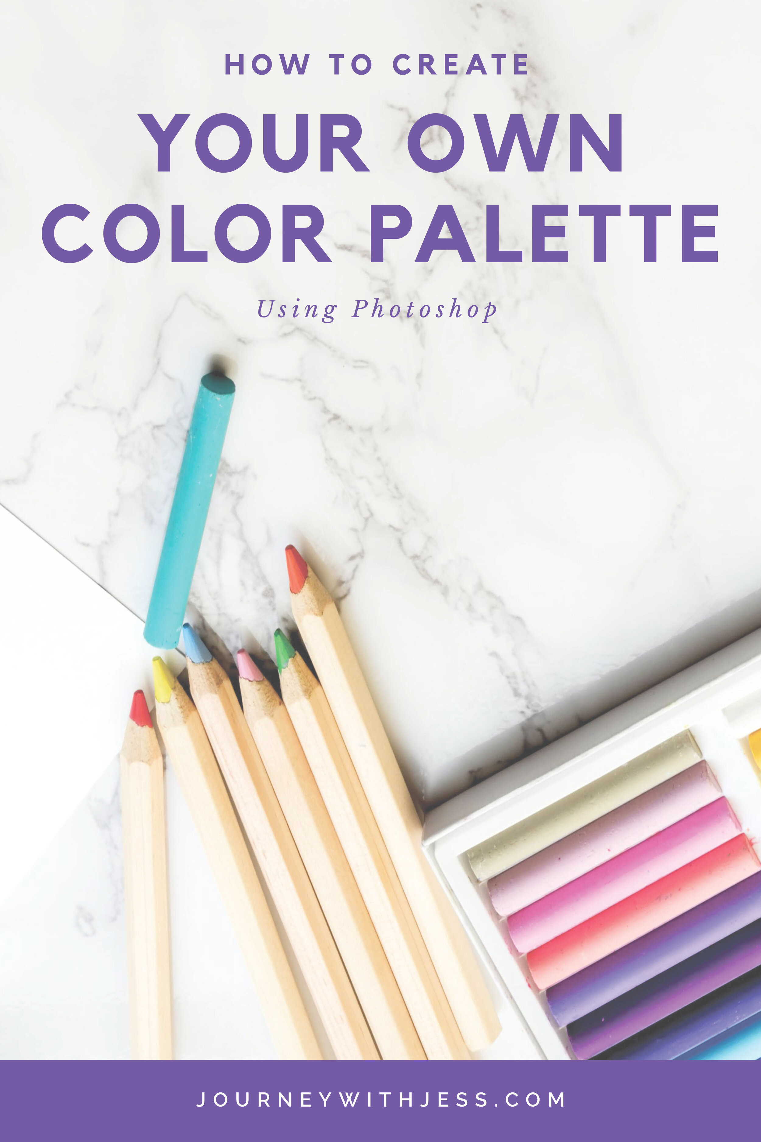How to create your own color palette using photoshop journey with