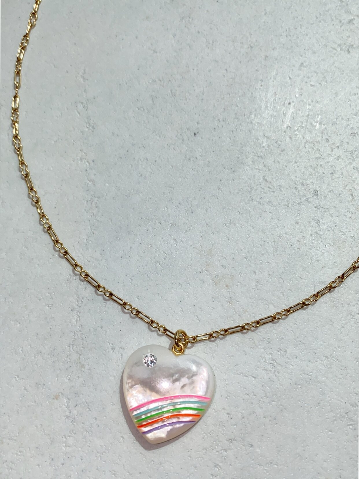RAINBOW LOVE AT FIRST SIGHT NECKLACE — N O T T E