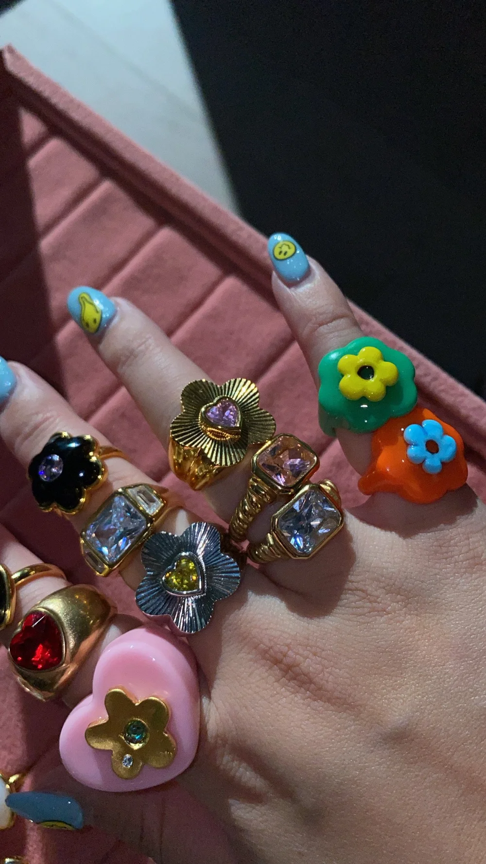 Stacking Ring Forget Me Not Ring Tiffany FORGET ME NOT CHUNKY RING