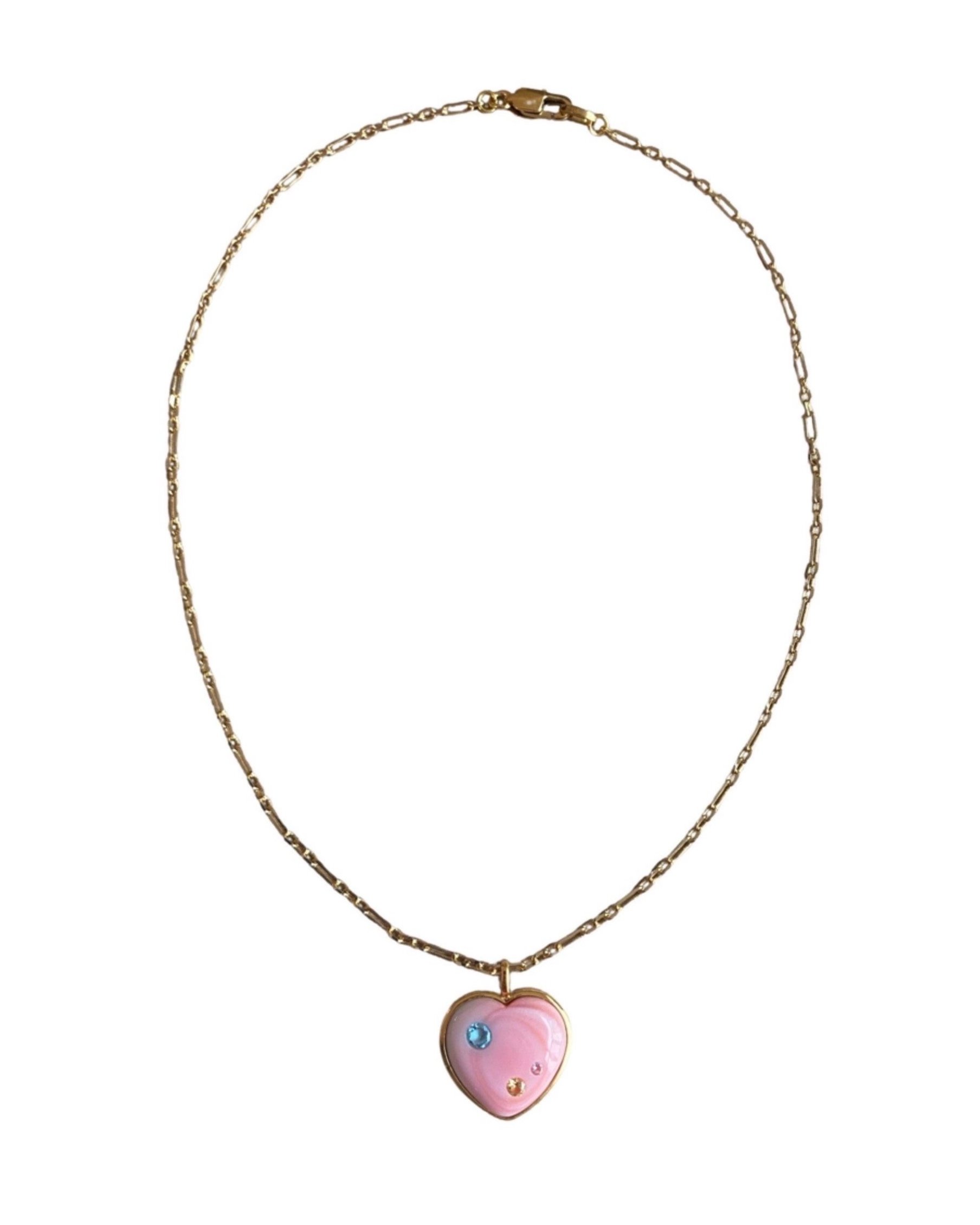 COTTON CANDY HEART TO HEART NECKLACE • LIMITED EDITION COTTON CANDY HEART TO HEART NECKLACE • LIMITED EDITION