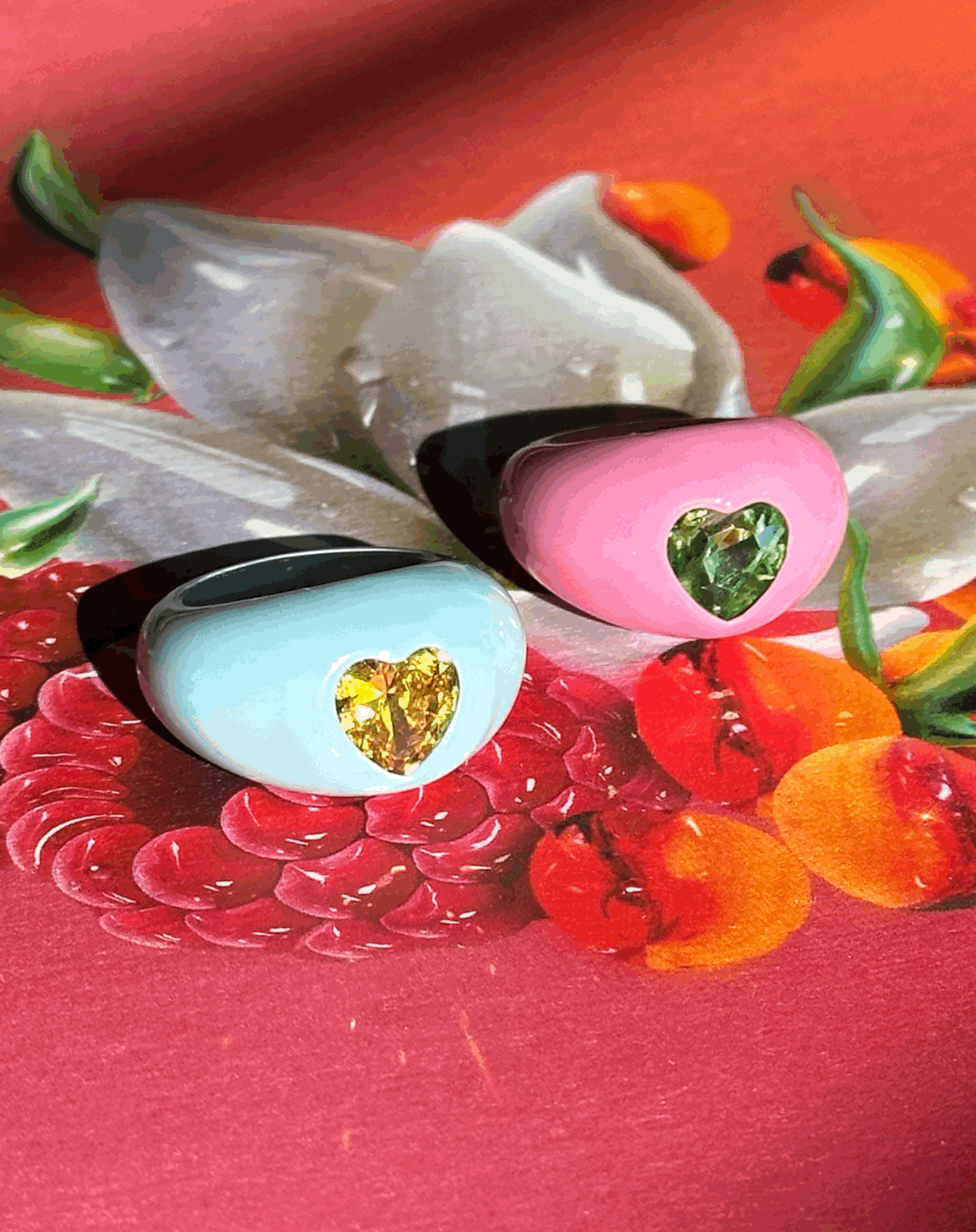 COTTON CANDY HEART TO HEART JUMBO RING — N O T T E