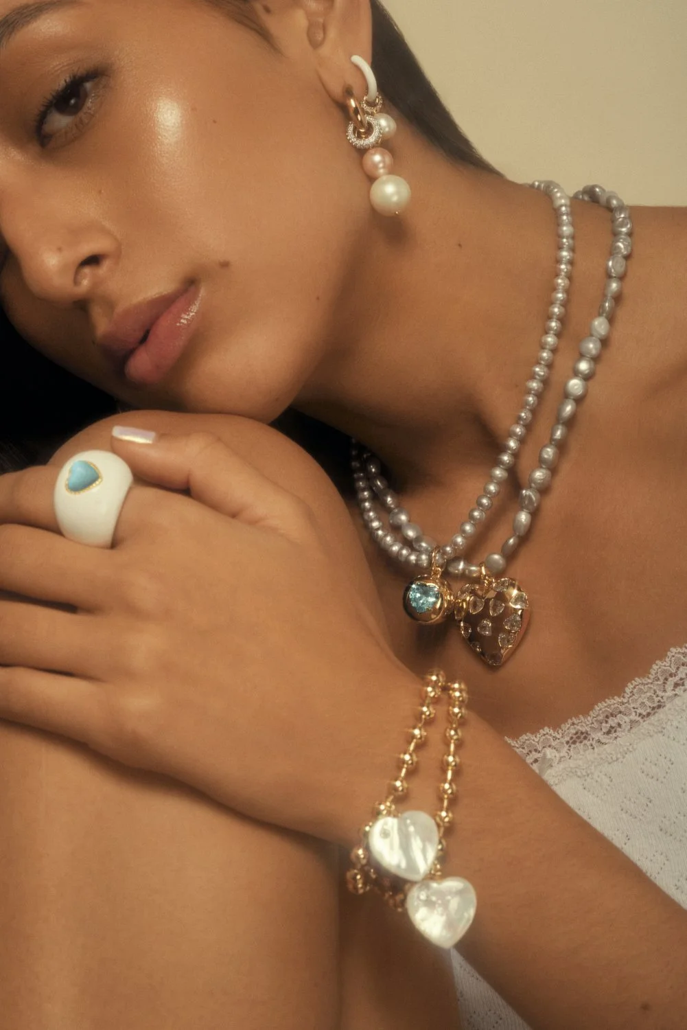 LOVE STORY PEARL NECKLACE