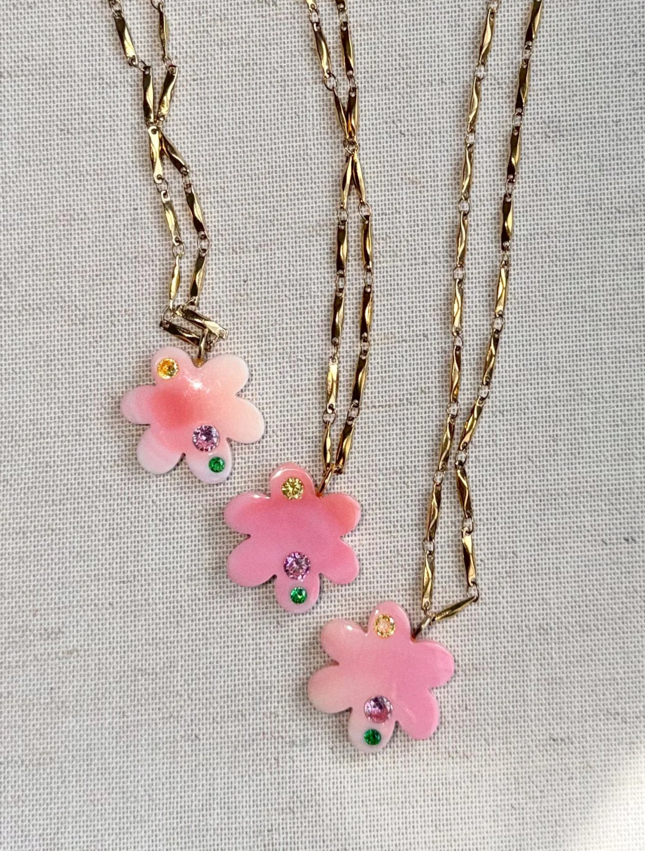 SUPER BLOOM NECKLACE • NEW SAKURA PINK!
