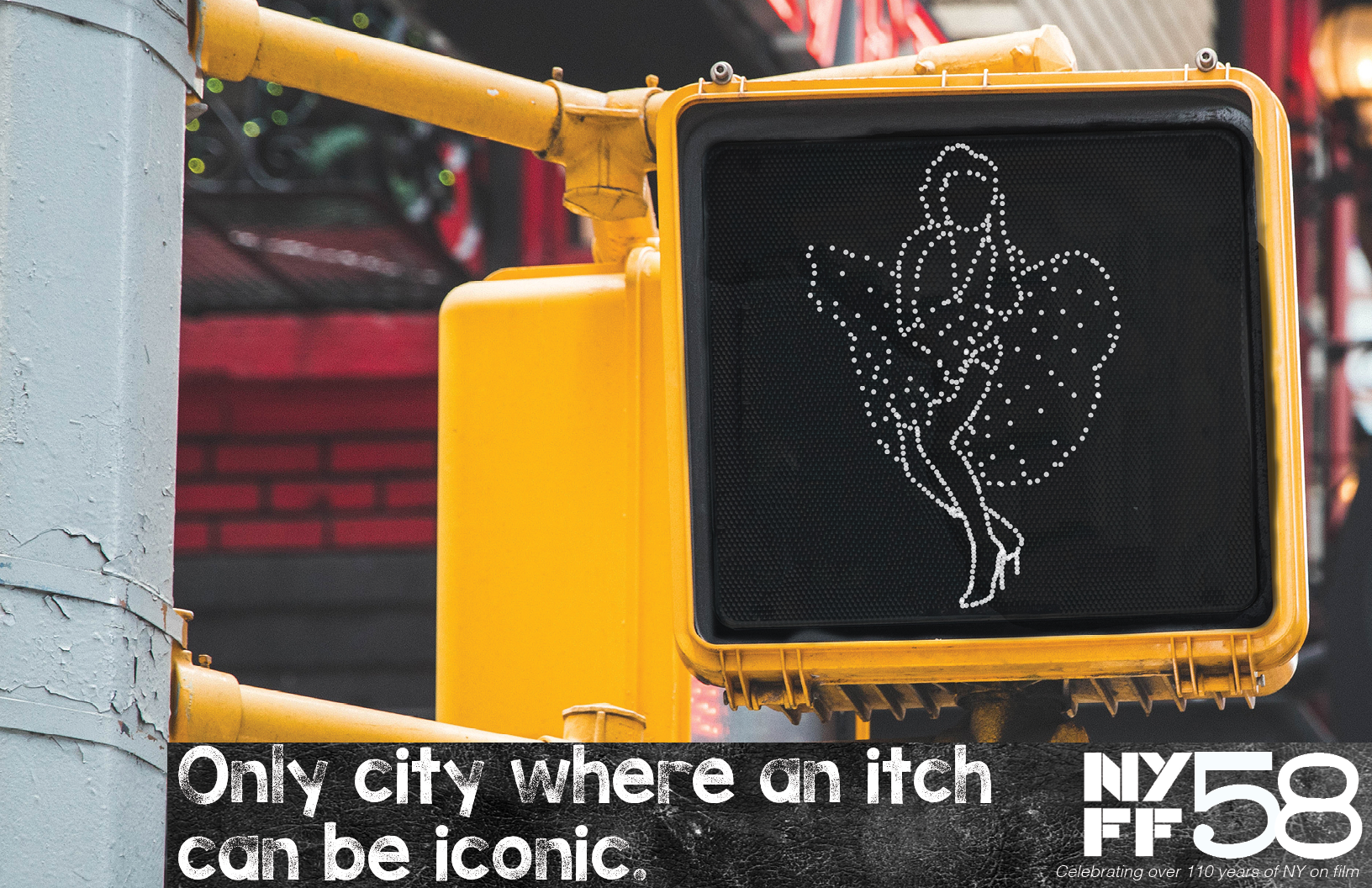 Inspired by Marilyn Monroe’s subway skirt scene from Seven Year Itch.