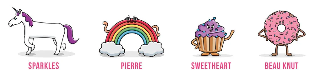Sweet Lands game characters