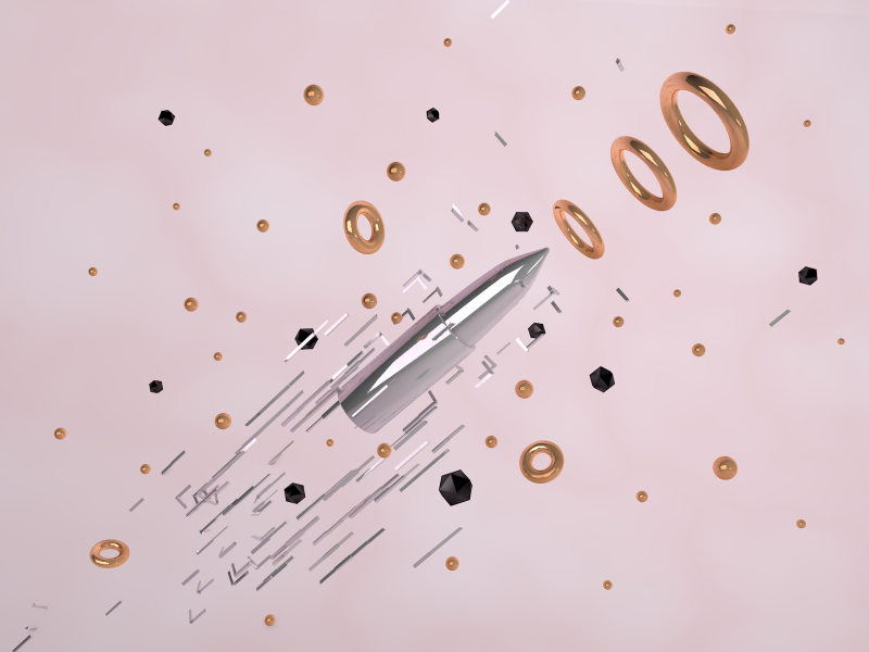 Created in Cinema 4D