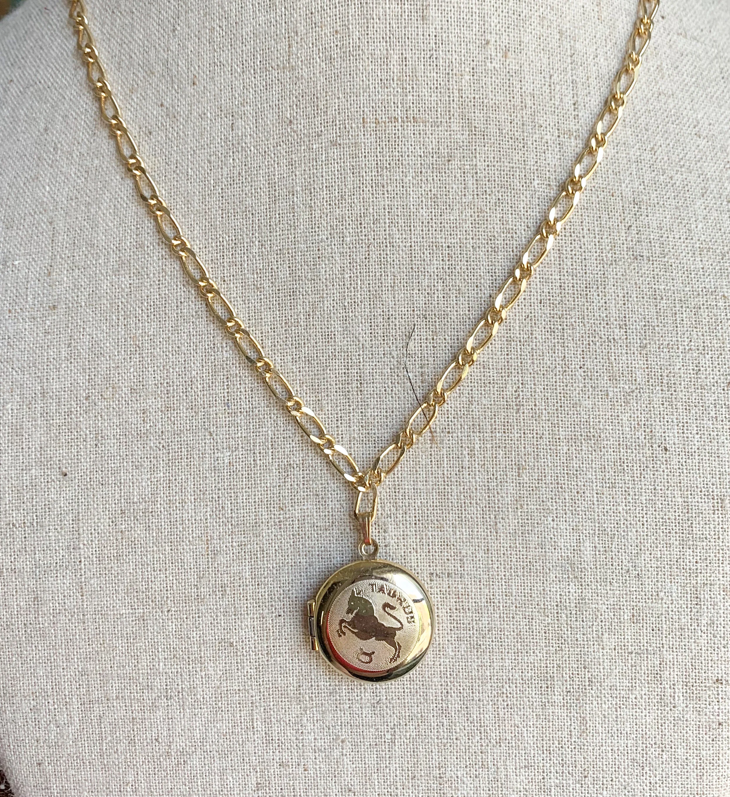 Taurus Locket Pendant — Leffler \u0026 Bellamy