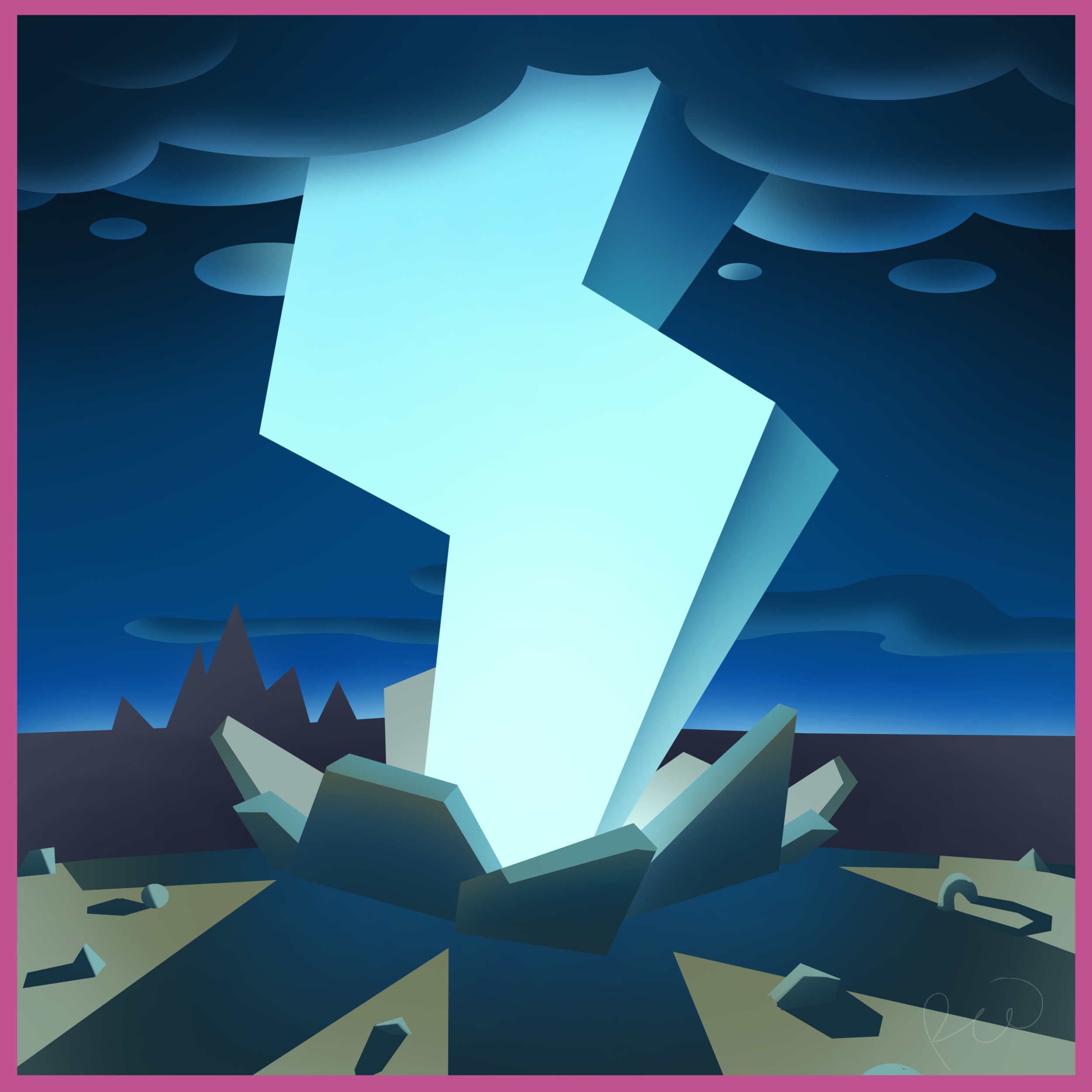 lightning strike in the desertclear.png