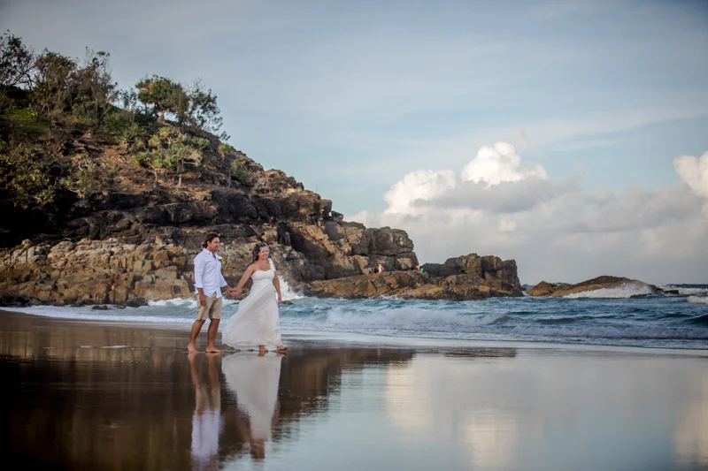 Noosa Wedding Photography Sunshine Beach Elopement - Kristy & Ryan
