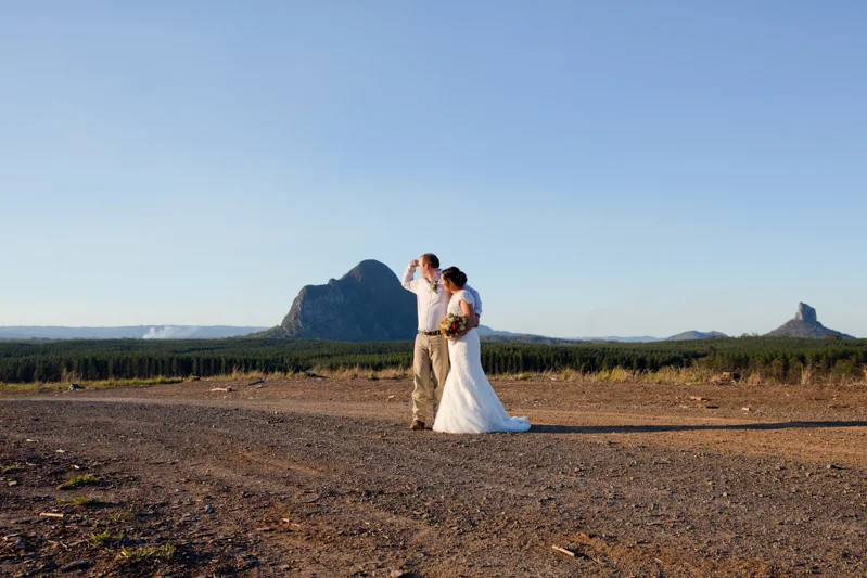 Sunshine Coast Wedding Photographer Glasshouse Mountains Wedding