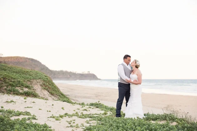 A beautiful Sunshine Beach Wedding with Vintage Kombis at the Surf Club