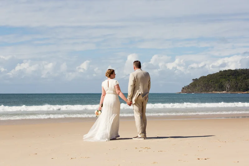 Noosa Elopement with UK couple Hidden Grove, Caroline and Warren