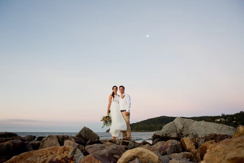 Casuarina Gardens Beach Wedding Noosa Photographer - Kylieanne and Jordan