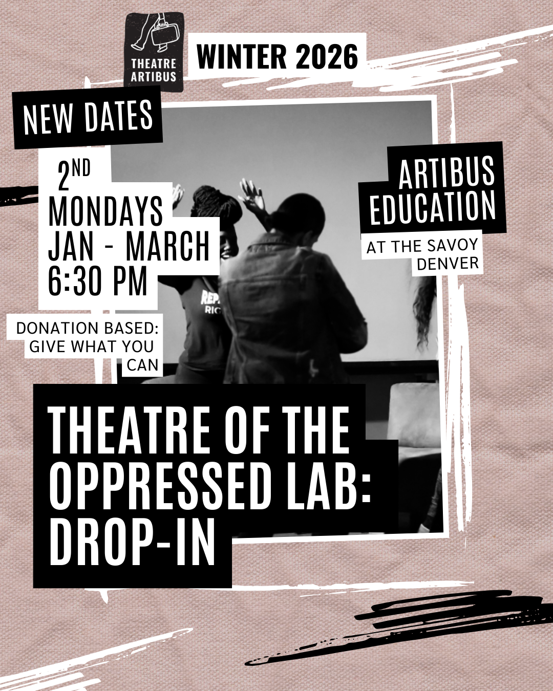 Theatre of the Oppressed Lab: Monthly Drop In with Rachael K Sharp (Copy)