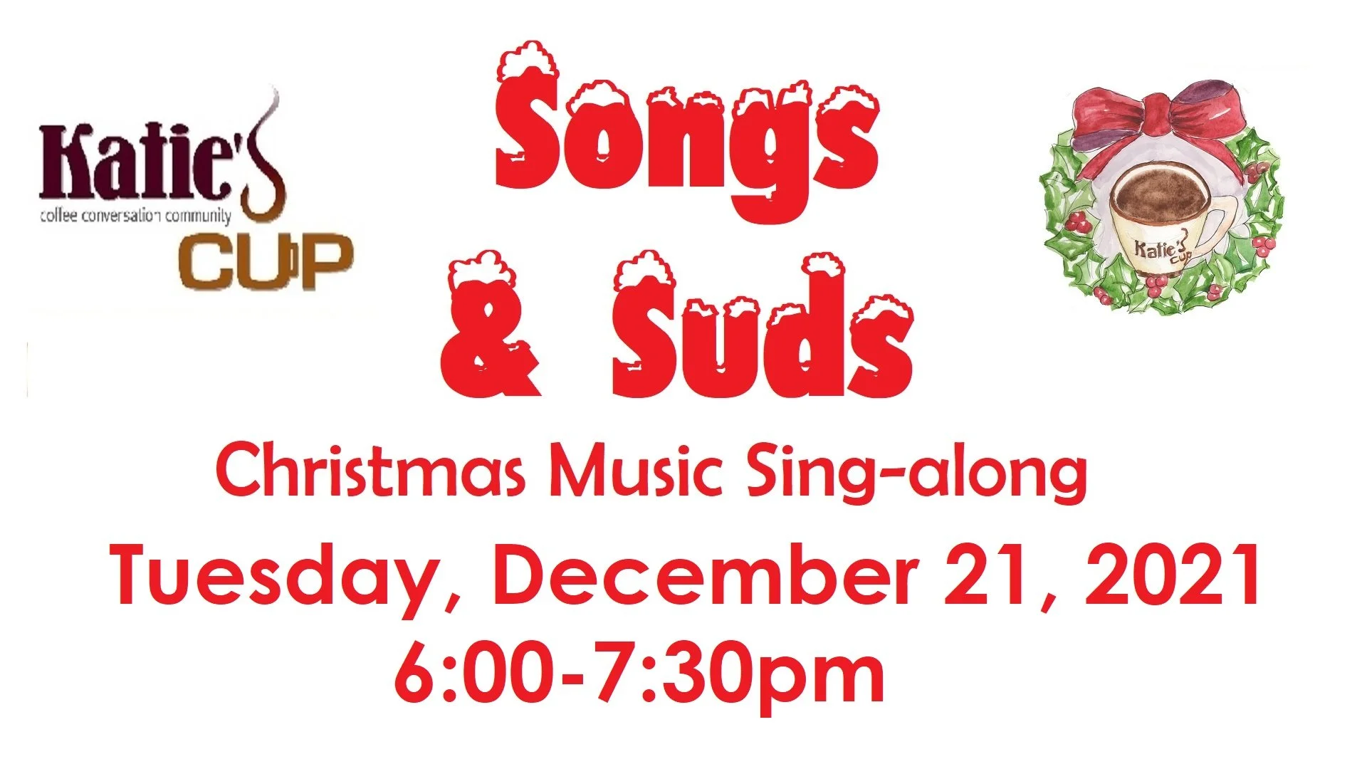 Songs &amp; Suds Holiday Sing-a-long